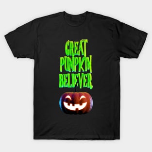 Great Pumpkin Believer in 3D T-Shirt